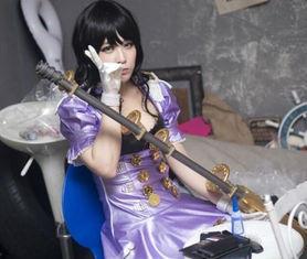 激萌古装cos丝袜短裙,穿越时空的美丽邂逅